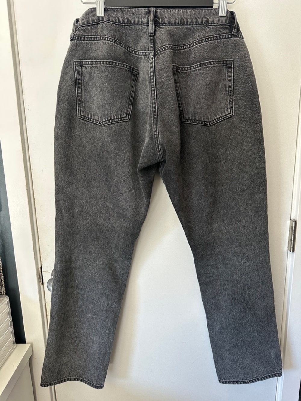 Frame Denim Dark Gray Wash Straight-Leg Jeans - Picture 7 of 7